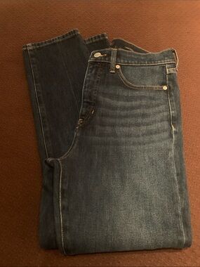 Banana Republic Women's High-Rise Dark Blue Stretch Jeans